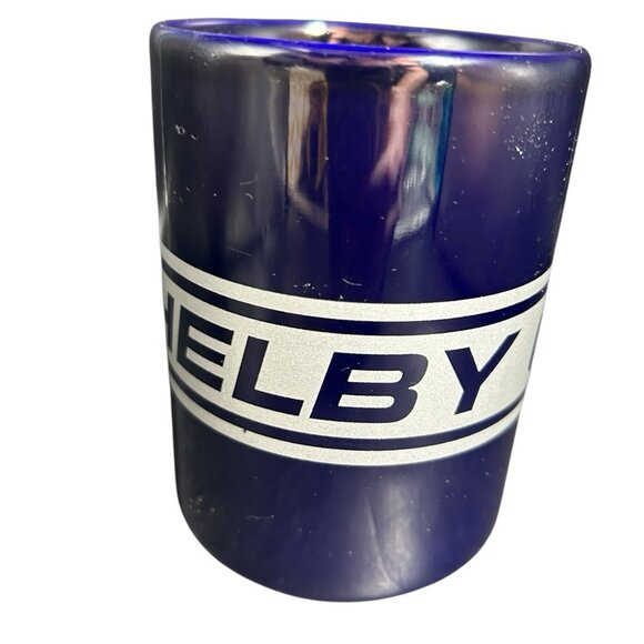 Vintage Shelby GT Ford Blue w Silver Coffee Mug 12 oz Ceramic - Picture 4 of 9